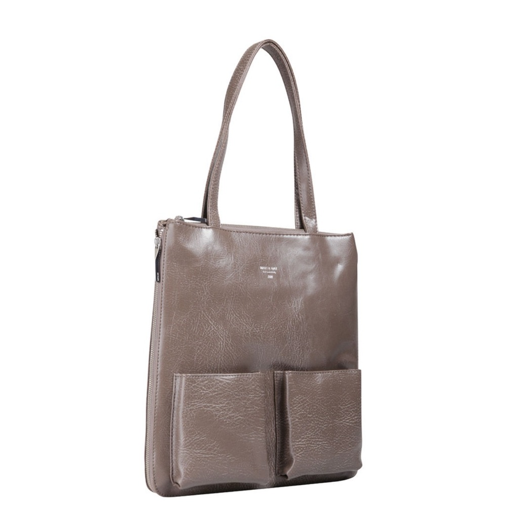 Matt & Nat Epea Tote Bag - Vegan - Taupe Color - Picture 4 of 11